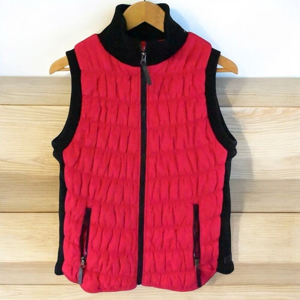 Calvin Klein Performance Zip Up Quilted Puffer Warm Winter Fall Vest Size Large